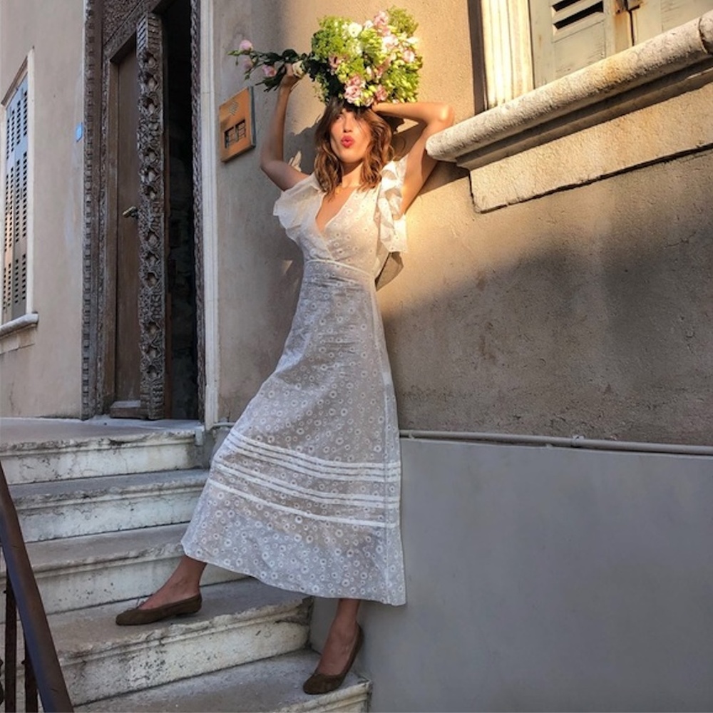 NWT! Tory Burch Flutter Sleeve Susanna Daisy Dress